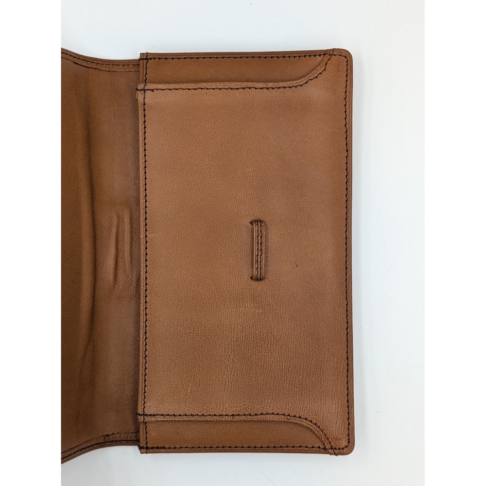 Avancorpi Puccini Attilio Wallet Tan Italian Leather Long Continental Cognac EUC - Picture 5 of 12